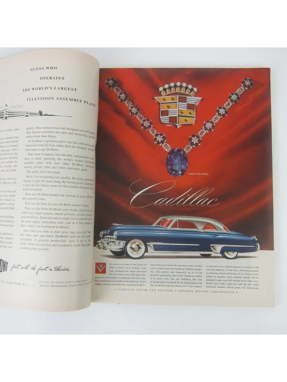 Vintage FORTUNE Magazine September 1949 Autos Buick Cadillac Ford Dodge & More
